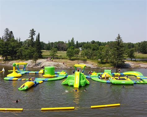 pinawa water obstacle course.